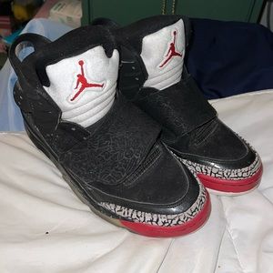 Men’s Size 8 - Jordan Son of Mars Black Cement 2012 - needs laces and insoles